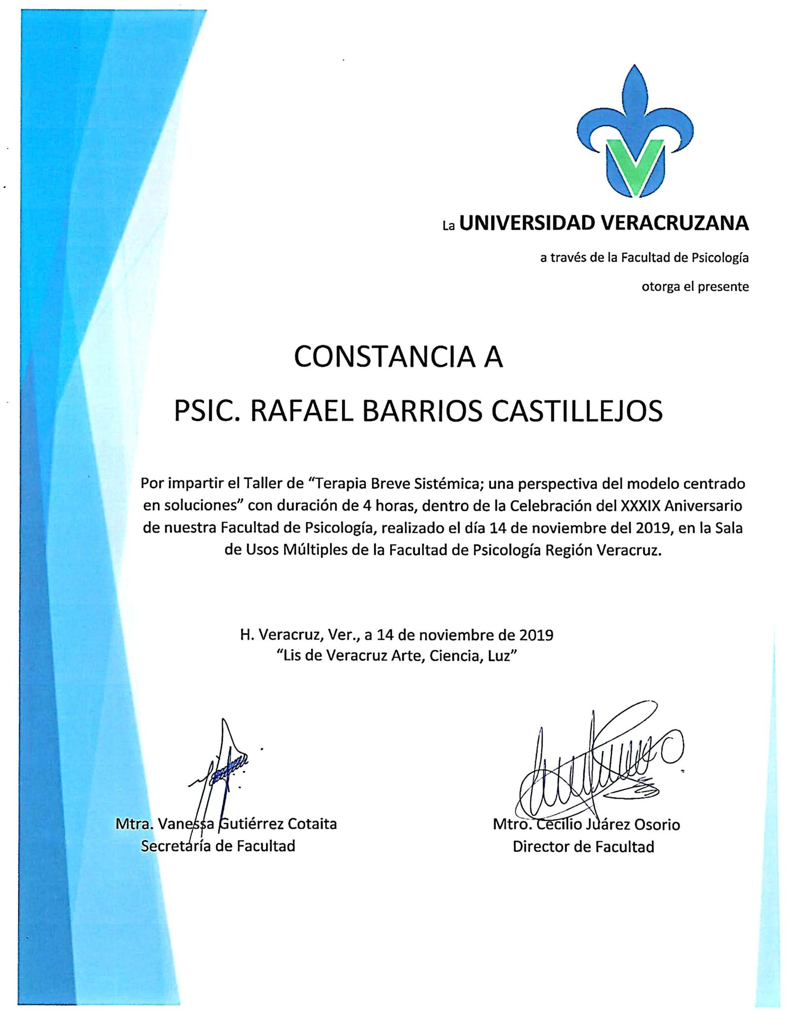 Universidad Veracruzana Rafael Barrios Castillejos Terapia sistémica